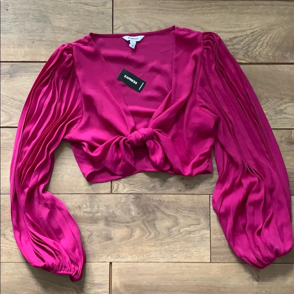 NWT Express tie crop top